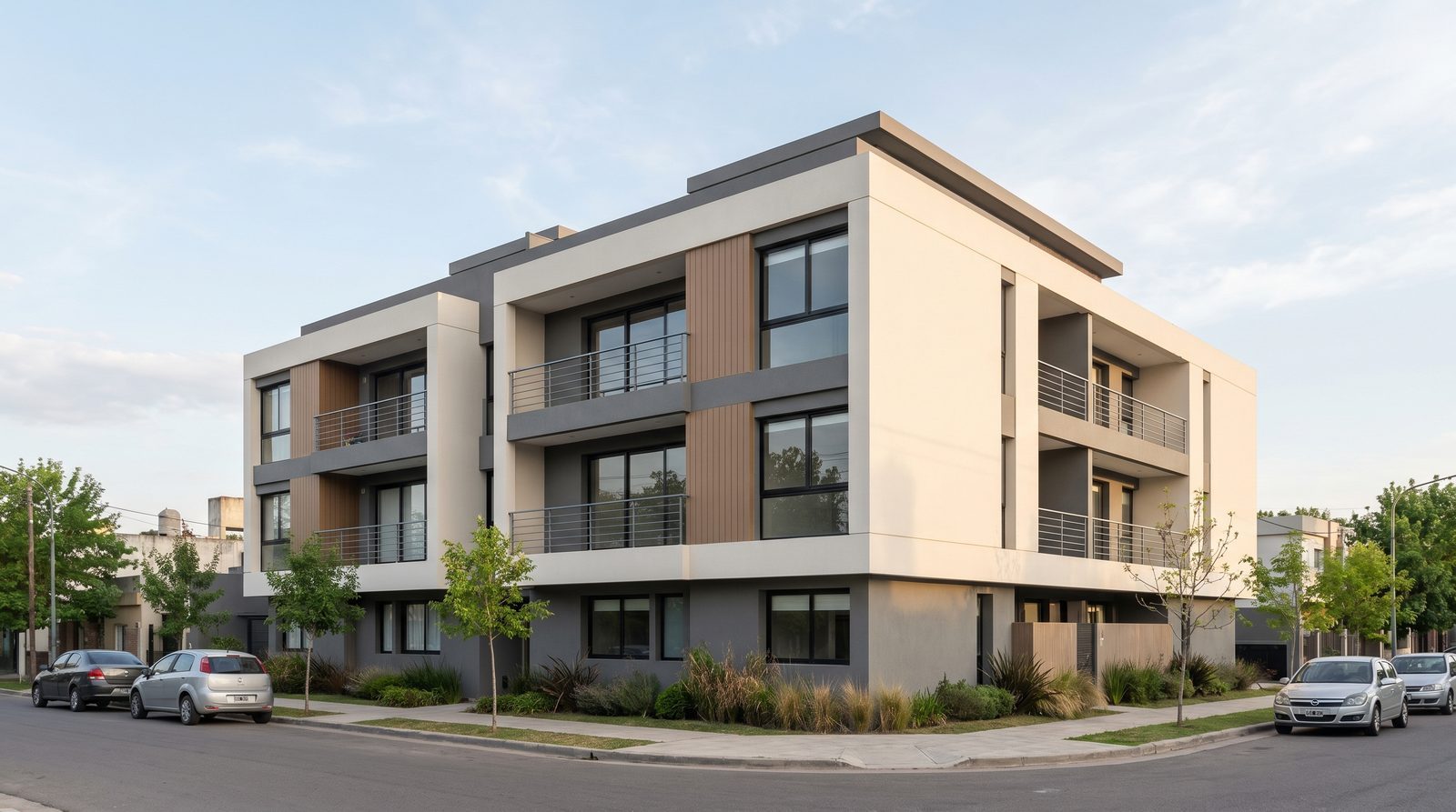 Vivienda colectiva terminada con Inbuild System