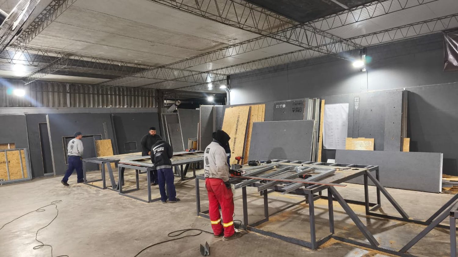 Línea de producción en Zárate